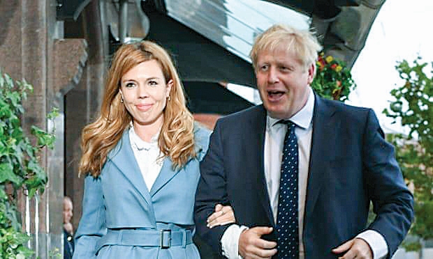 Борис Джонсън се ожени на тайна церемония