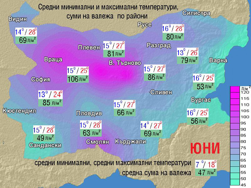 Месечна прогноза за времето: Краят на юни хубав за море