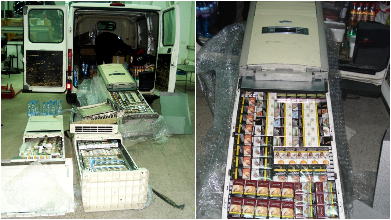 Митничари откриха 97 000 къса цигари, скрити в климатици