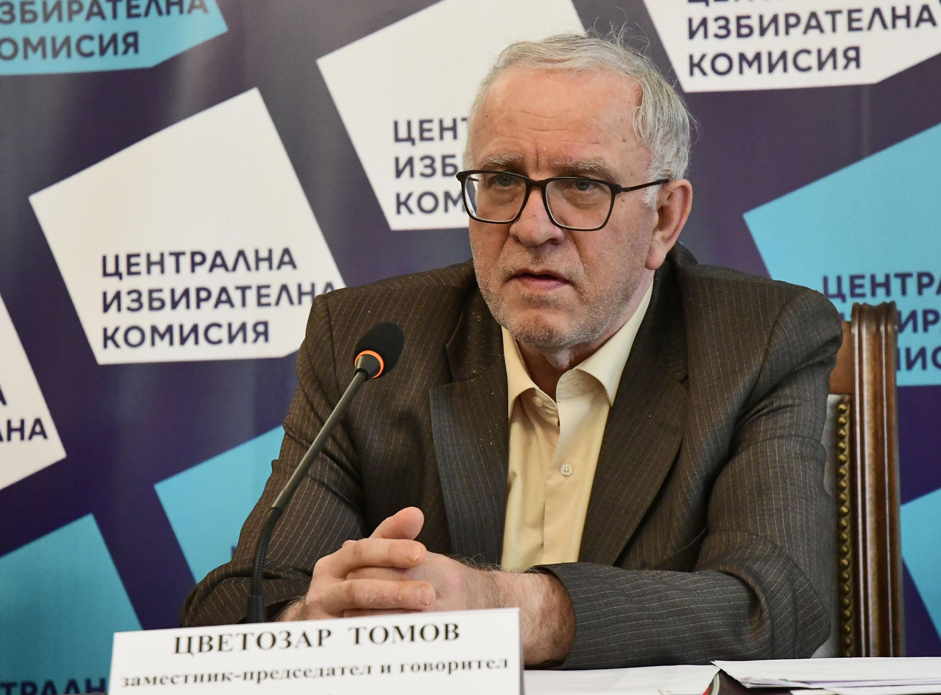 Цветозар Томов: Ако не се стигне до договор, ще правим избори с наличните машини
