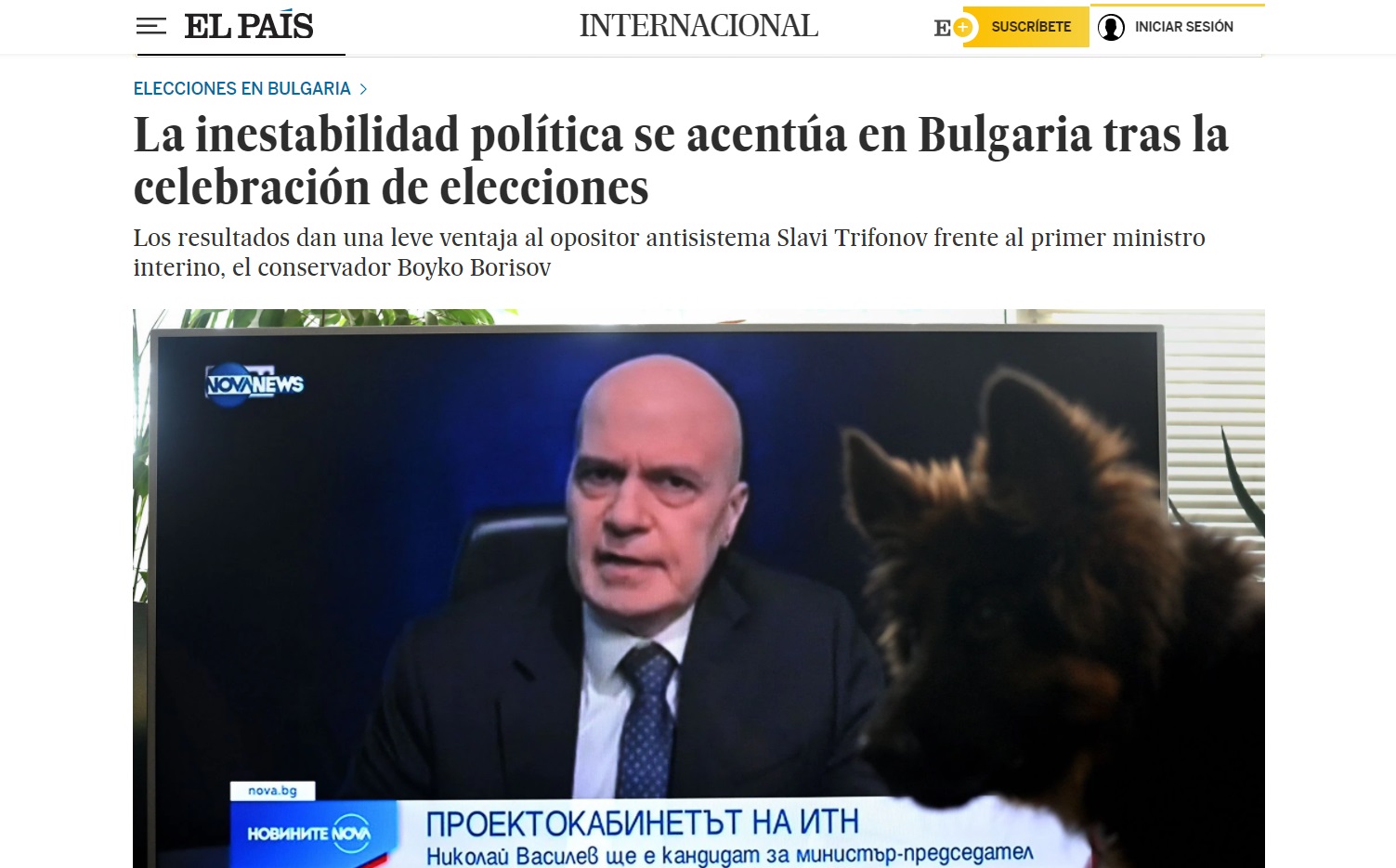 Испанската преса: Нестабилността в България се задълбочава