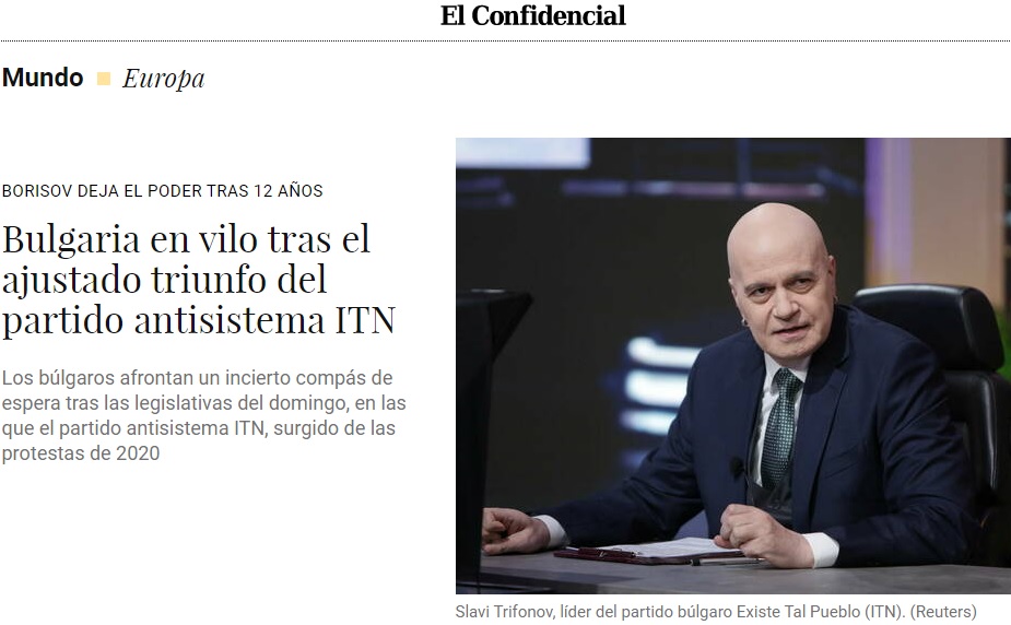 "Ел Конфиденсиал”, Испания: Българите се сблъскват с несигурно очакване след изборите