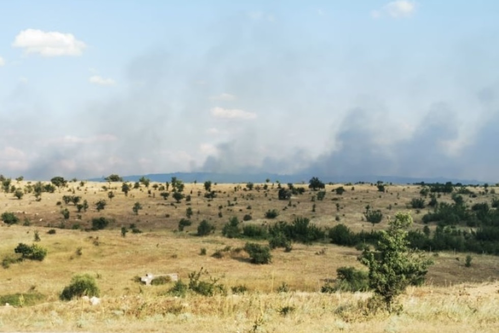 Нов пожар се разгоря в Сакар планина (обновена)