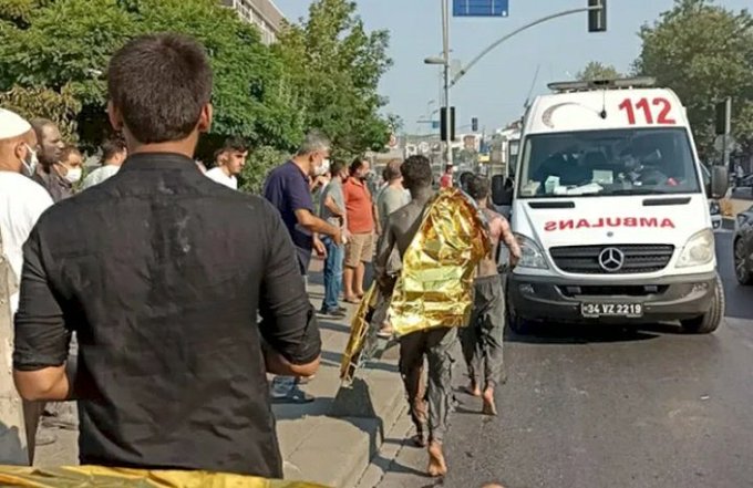 Шестима души бяха ранени при експлозия в цех в Истанбул (ВИДЕО)