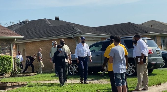 Байдън в пострадалите от „Айда“ райони: Обещавам, че ще ви помогнем