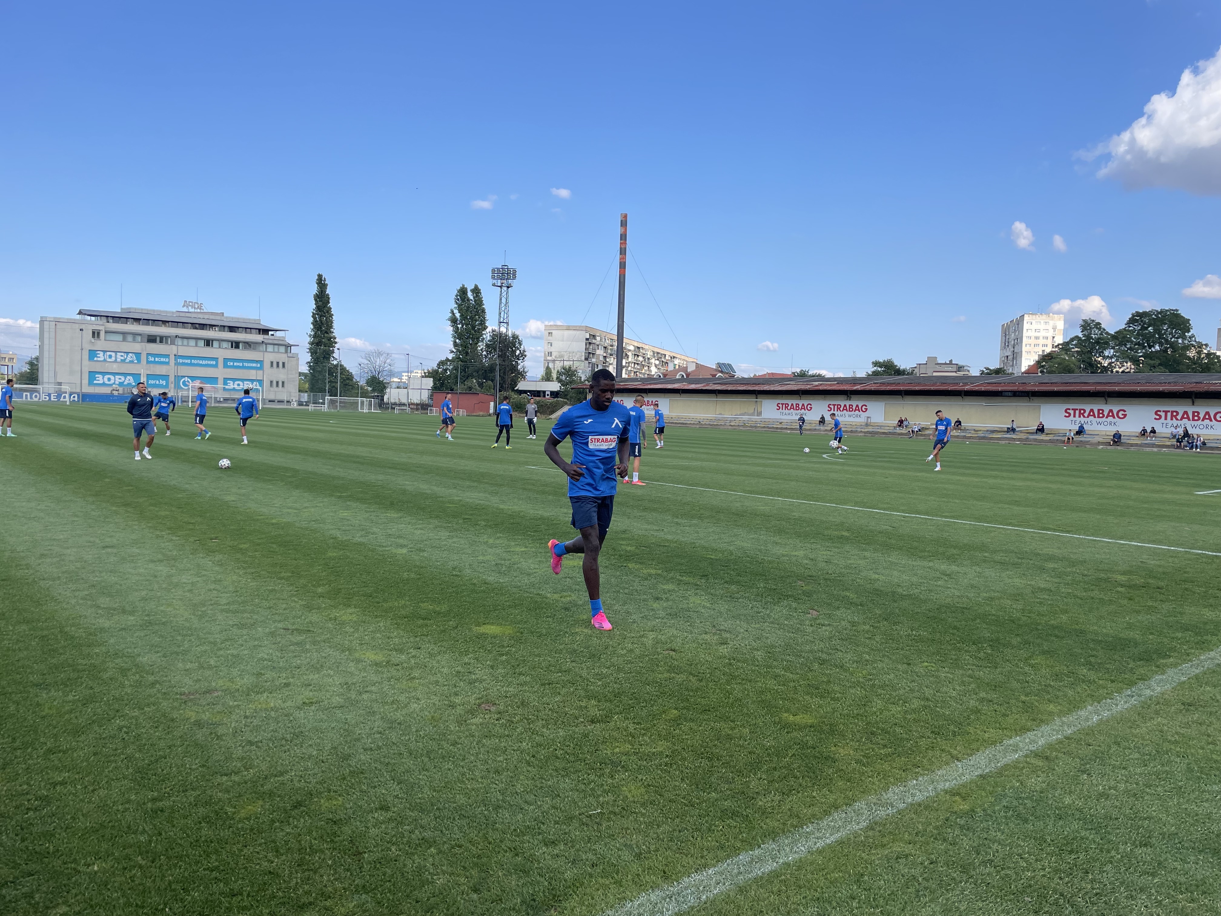 Кордоба с първа тренировка в "Левски"