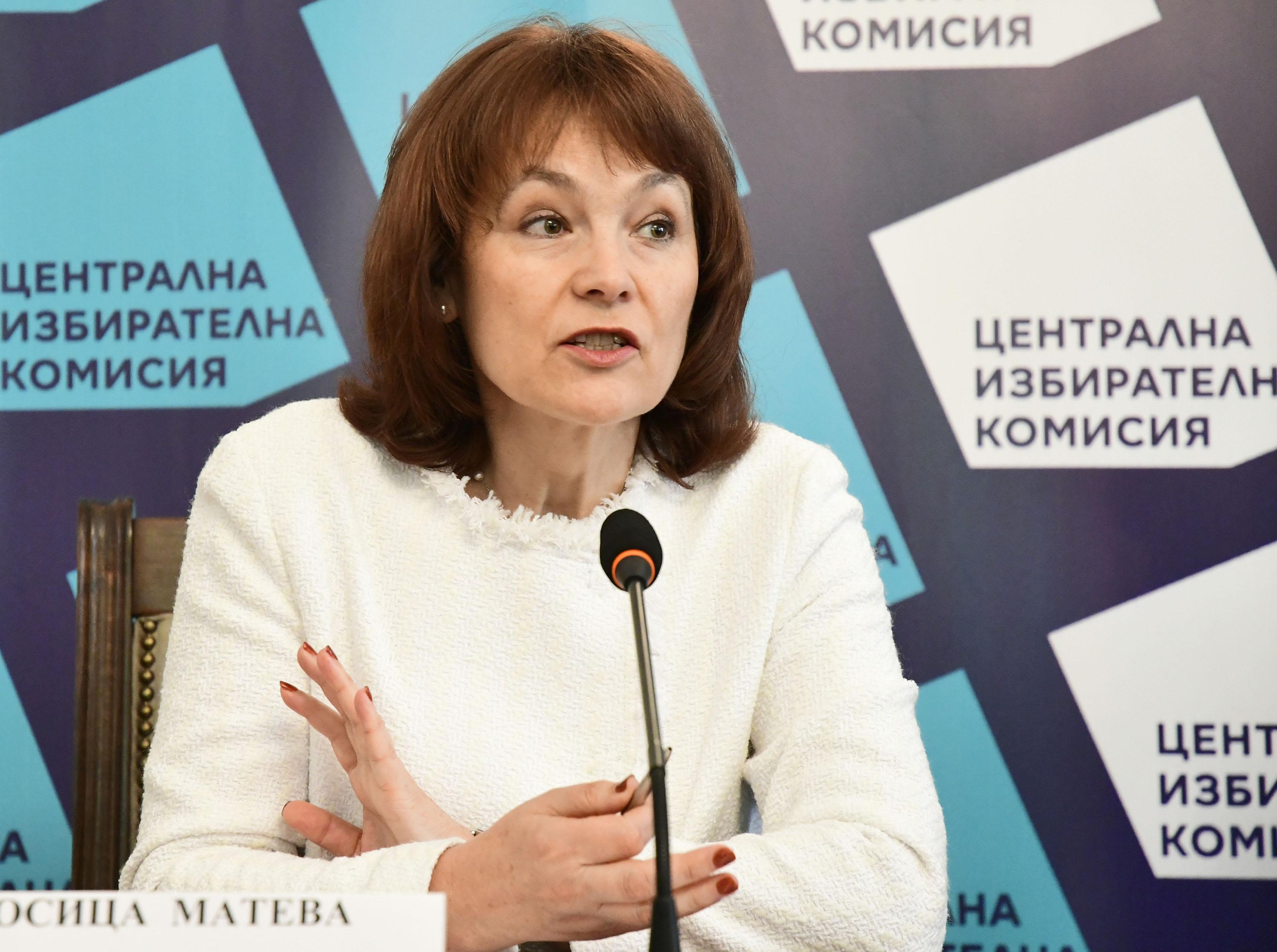 Росица Матева, ЦИК: Ще гласуваме на една машина за двата вида избори