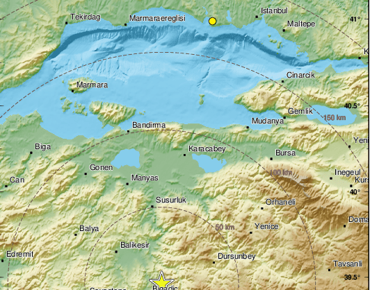 Земетресение е регистрирано в Западна Турция