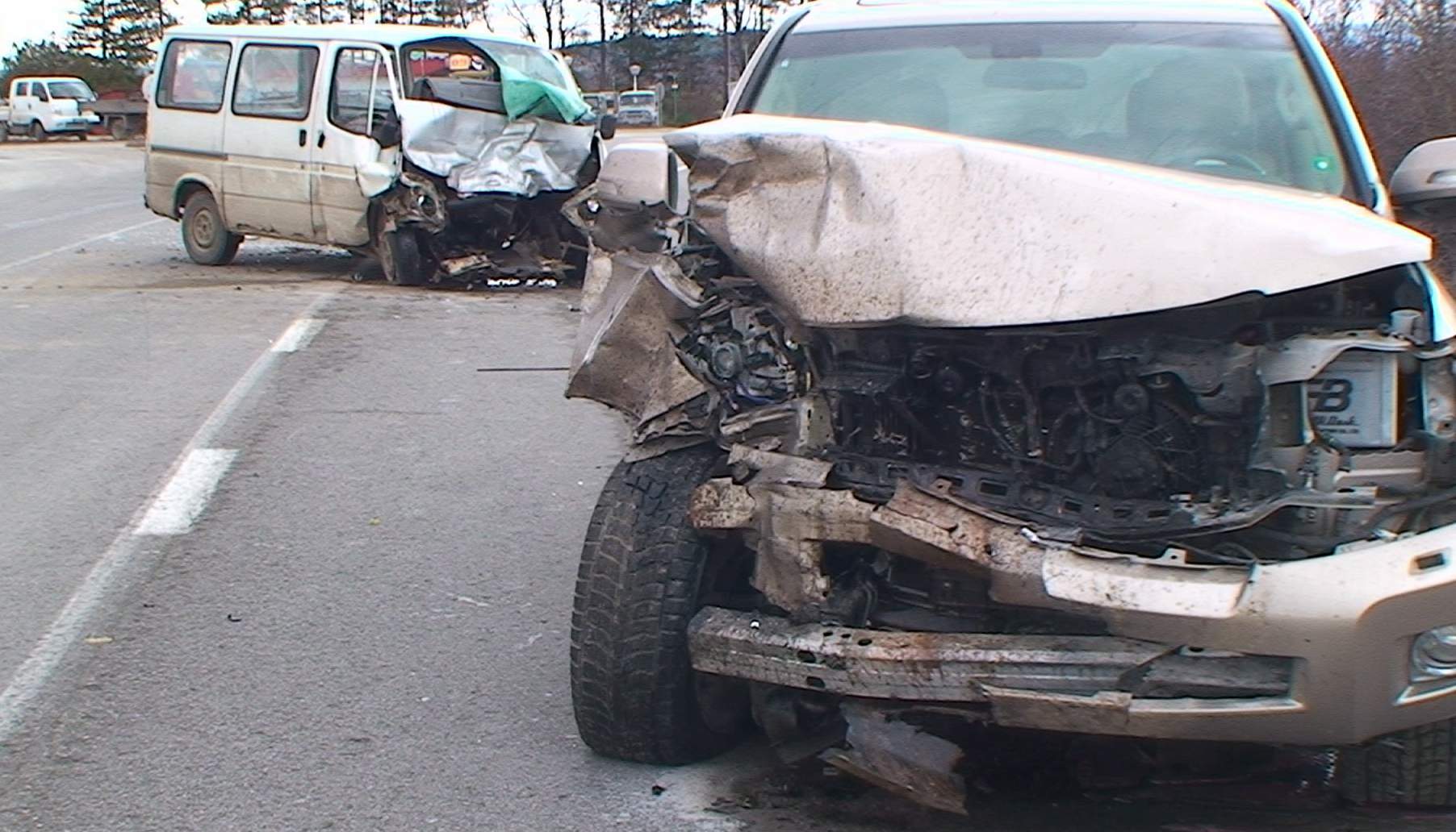 Условно за шофьор, убил един и ранил 7 работници