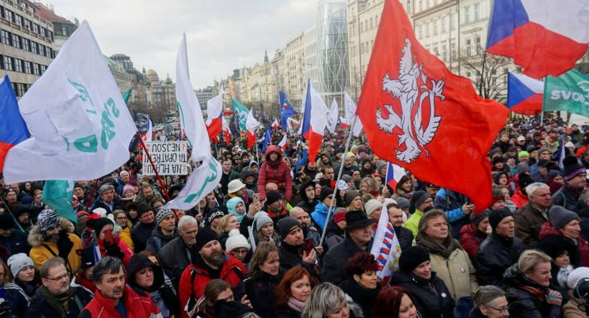 Протести в Чехия срещу антиковидните ограничения
