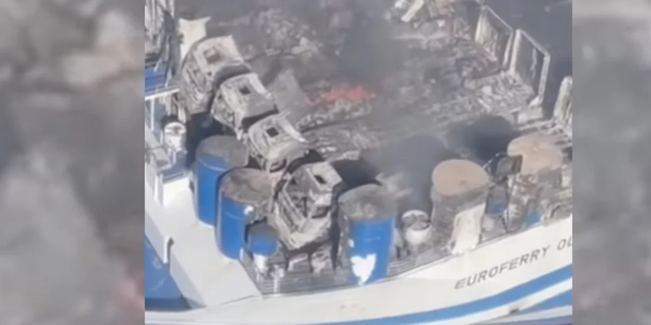 Капитанът и двама механици на "Еврофери Олимпия" бяха задържани и освободени, гърци ще искат обезщетение