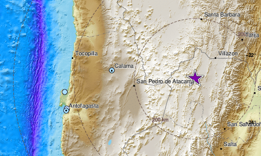 Земетресение с магнитуд 5,6 е регистрирано в Аржентина
