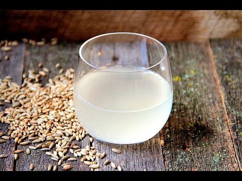 Как да си направим житена вода за пречистване