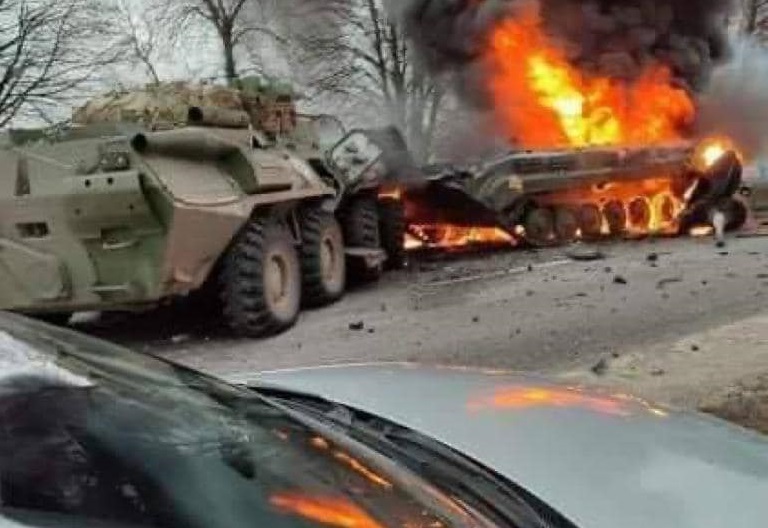 Вижте първия ден от войната Русия-Украйна през очите на свидетелите (ВИДЕО)