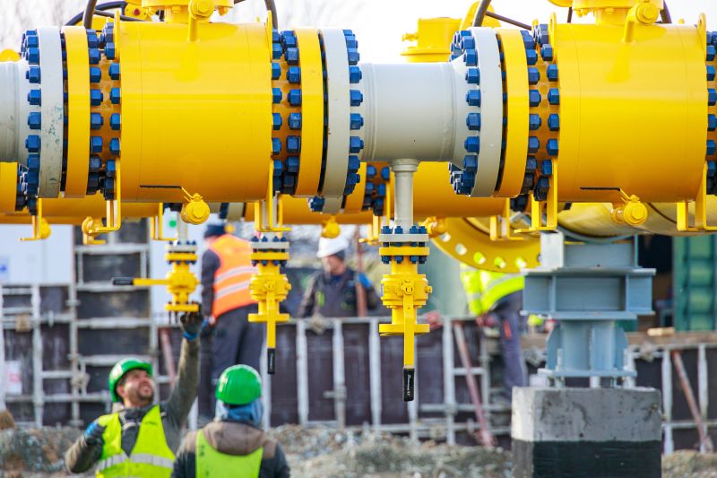 Интерконекторът Гърция-България се свърза с газопровода ТАП