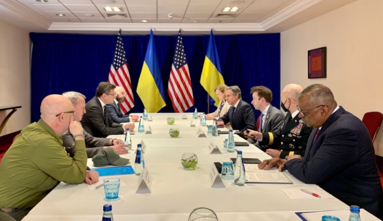 Украинските министри на външните работи и на отбраната се срещнаха с колегите си от САЩ