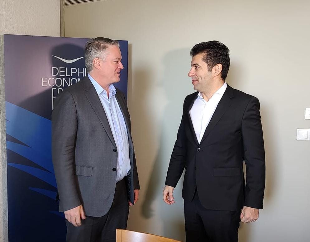 Кирил Петков се срещна с генералния секретар на ОИСР Матиас Корман