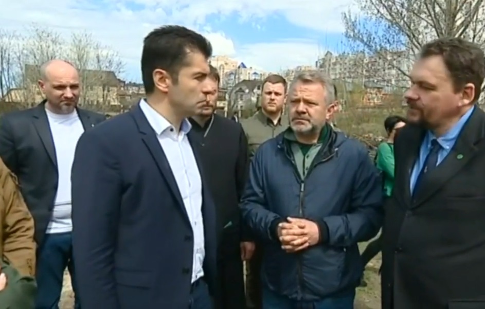 Петков в Буча и Бородянка: Пълен ужас, България няма да е безучастна (ВИДЕО)