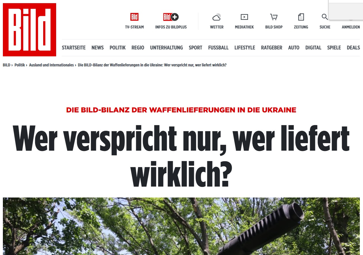 “Билд“: България е доставила обещаното на Украйна оръжие за 3,5 млн. евро