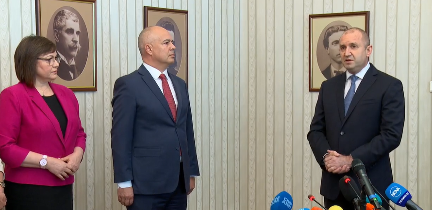 БСП върна неизпълнен третия мандат. Радев: Завещавате хаос в енергетиката (ВИДЕО)