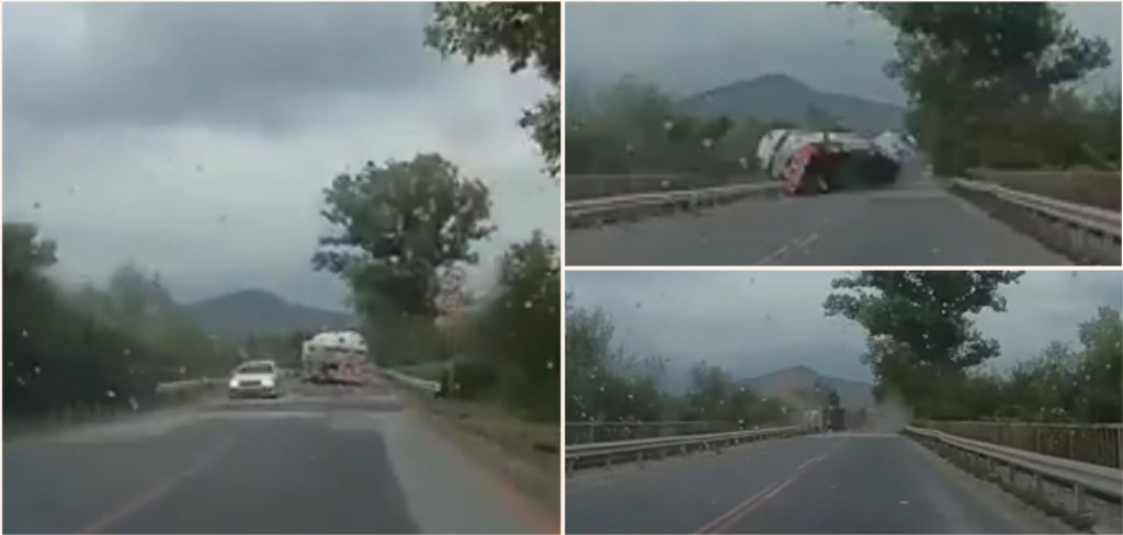 Вижте как е станала катастрофата между цистерна и джип край Скравена (ВИДЕО)
