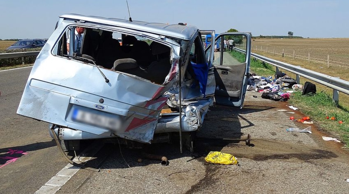 Kатастрофа с български микробус край Будапеща, има загинала жена