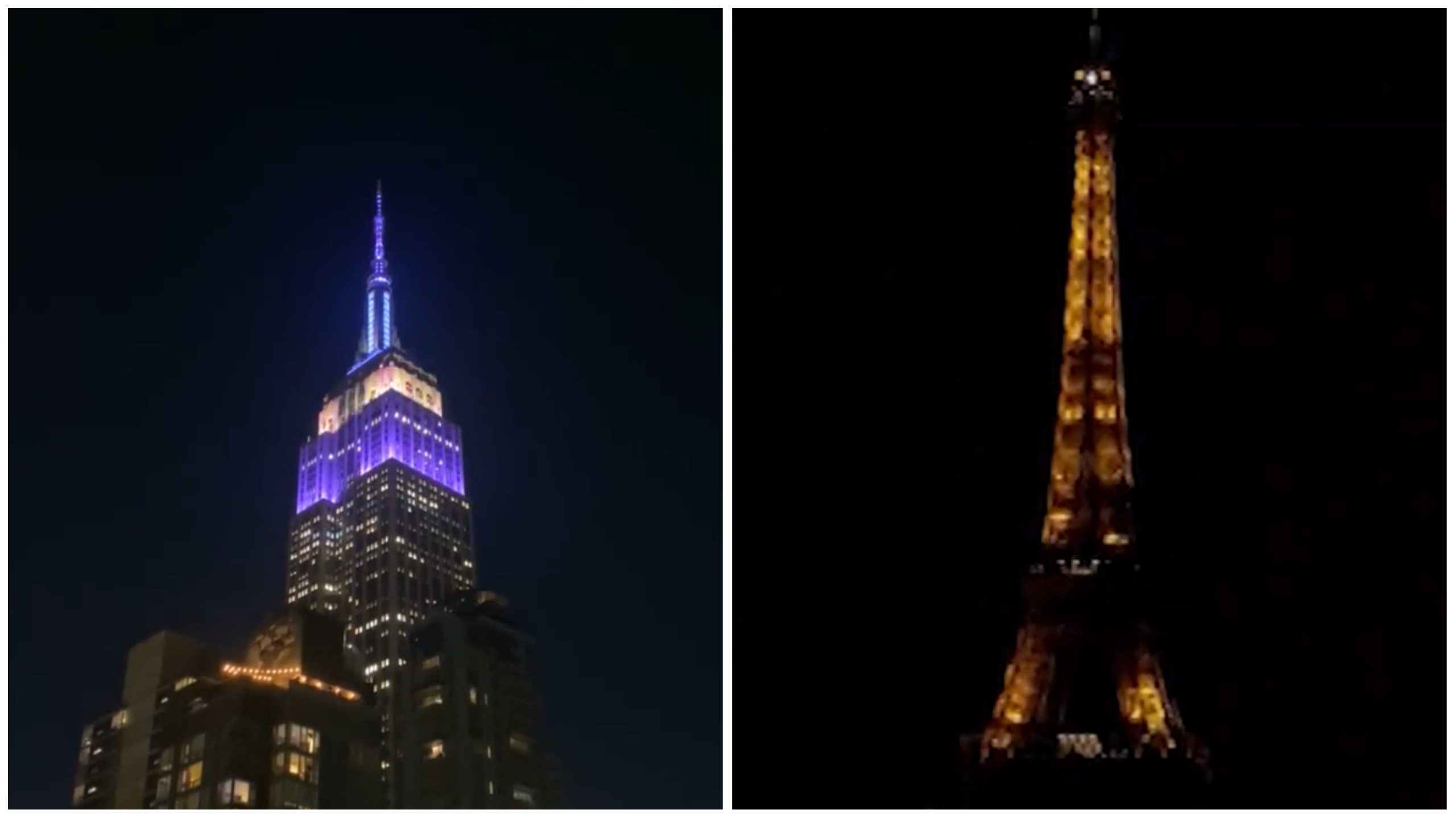 Угасиха светлините на Айфеловата кула, "Eмпайър Стейт билдинг" светна в лилаво в памет на кралица Елизабет Втора