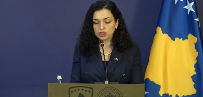 Президентът на Косово Вьоса Османи: Сърбия служи само на Путин