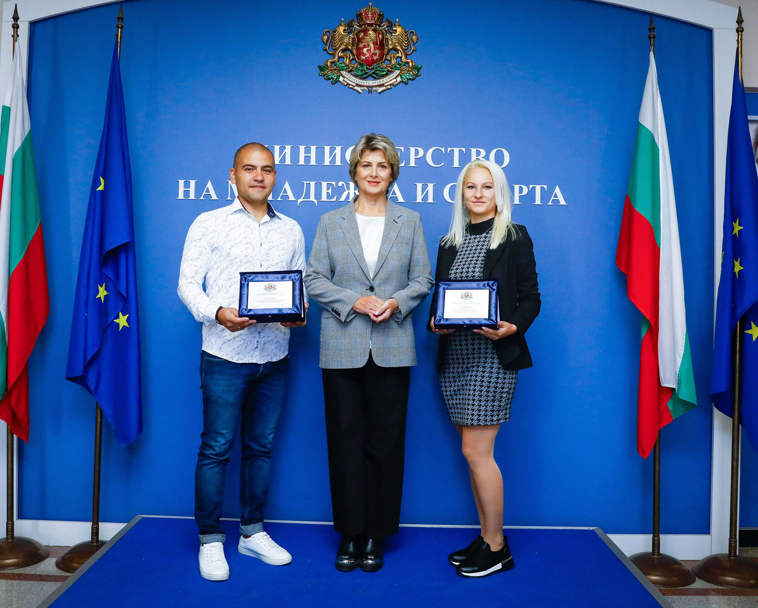 Весела Лечева отличи медалисти от големи първенства за постигнатите успехи