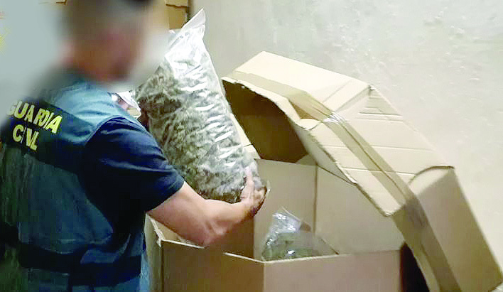 Рекордни над 32 тона марихуана залови Испания