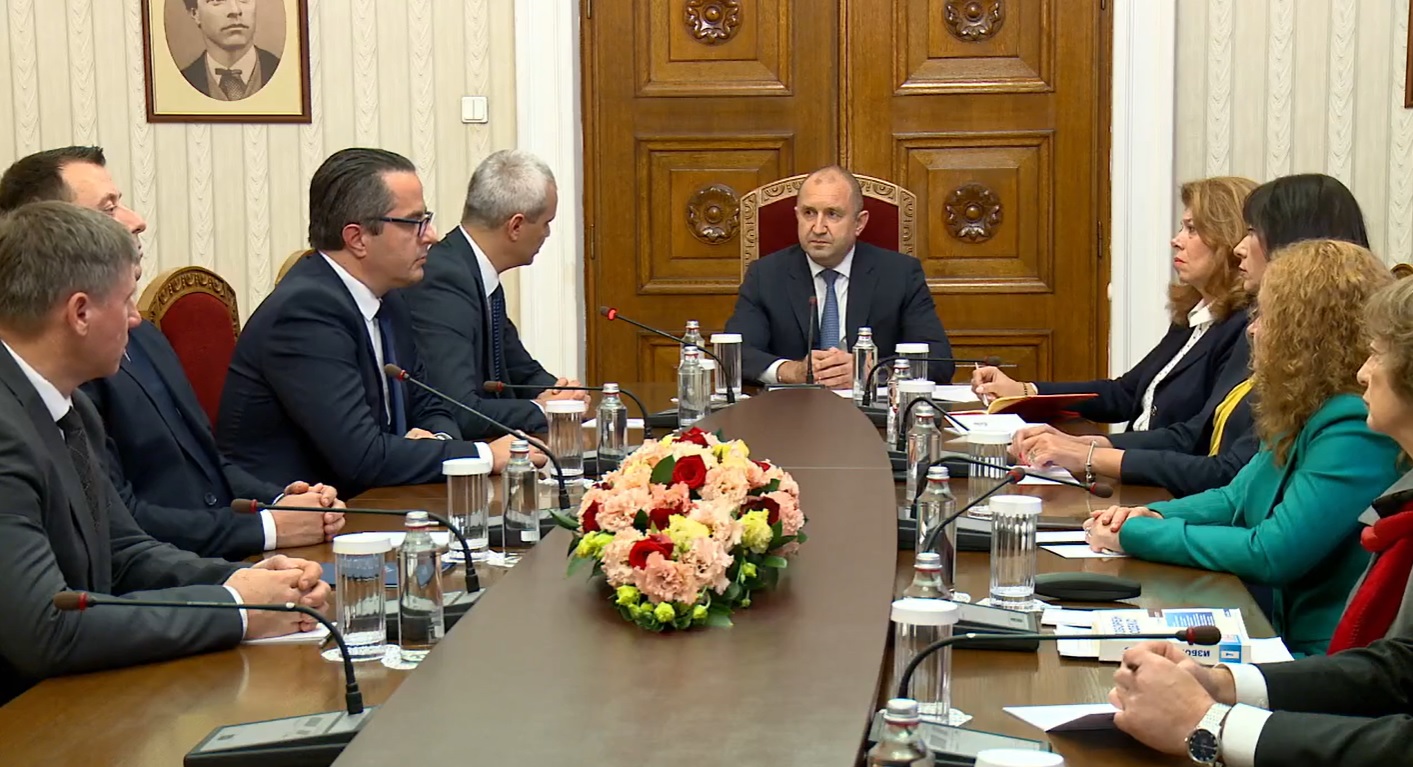 Костадинов пред президента: Готови сме да водим разговори и да защитаваме политики (ВИДЕО)