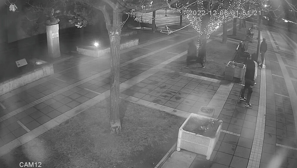 Вандали унищожиха част от коледната украса на Благоевград (ВИДЕО)