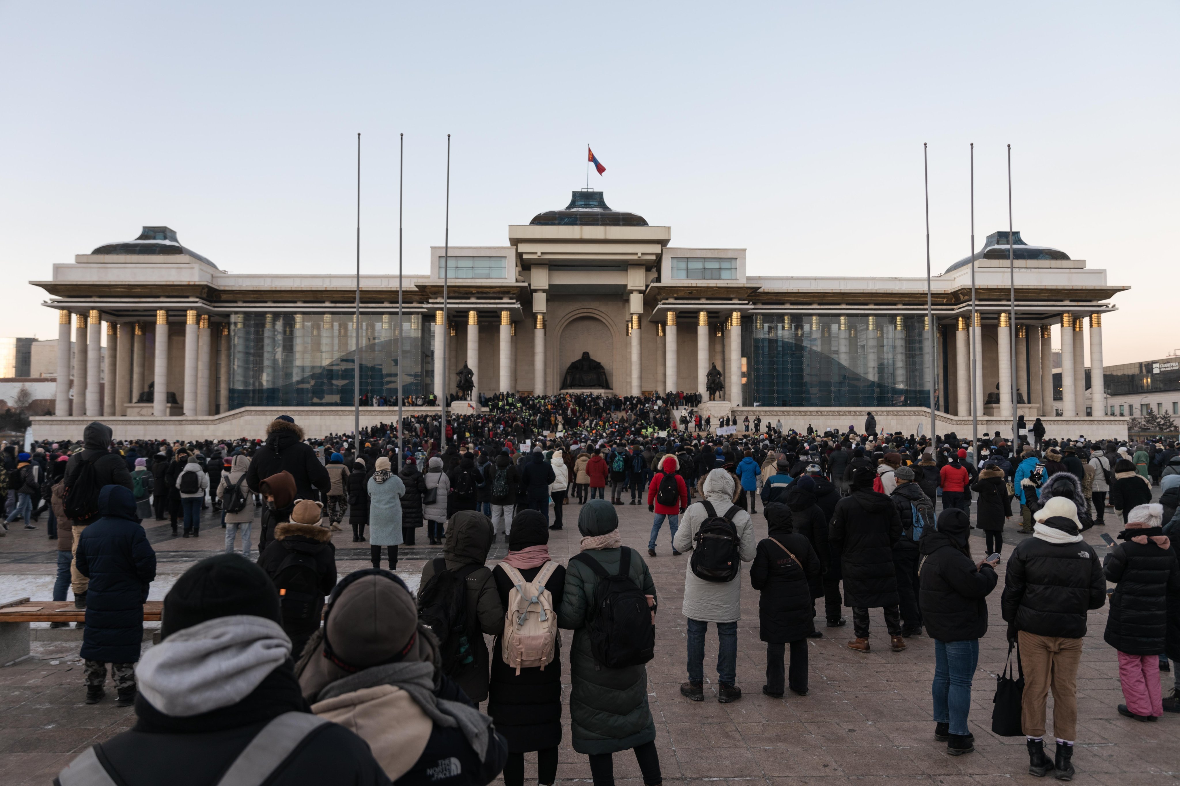 Демонстранти в Монголия заявиха, че няма да преустановят протестите си