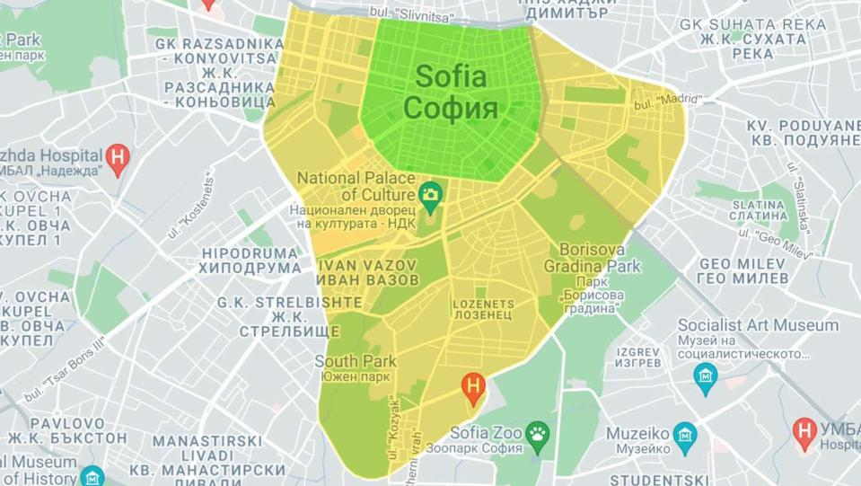 Спират замърсяващите коли в центъра на София (обзор)