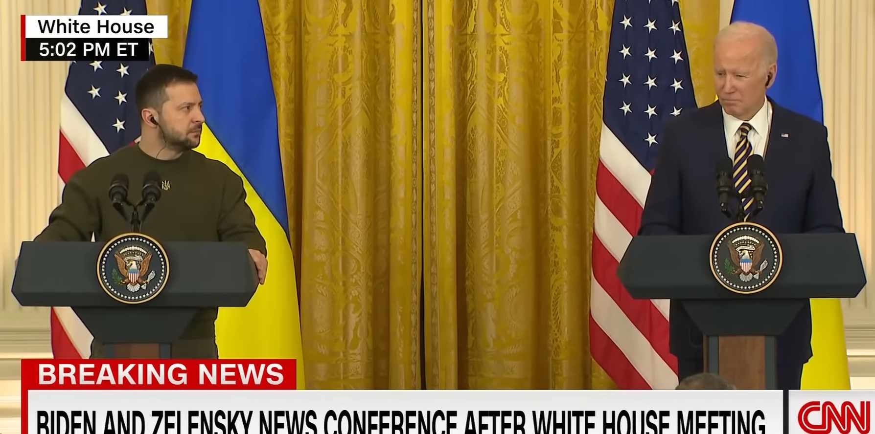 Байдън на пресконференция със Зеленски: САЩ ще помага на Украйна, Путин сбърка, сбърка, сбърка (ВИДЕО)