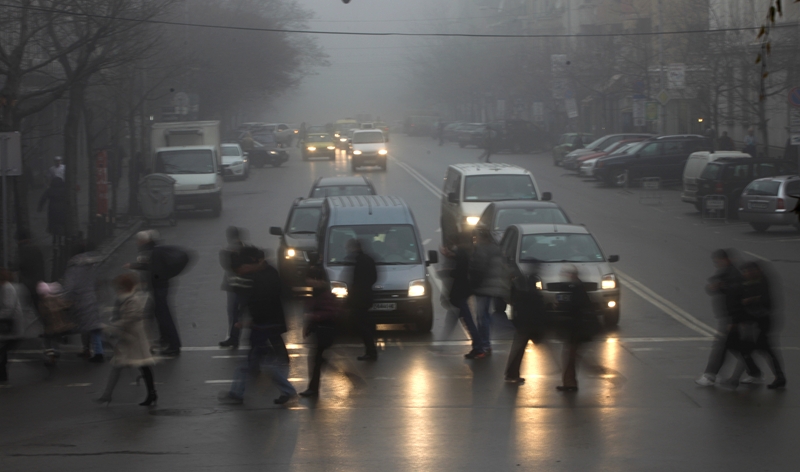 Мръсен въздух в цялата страна