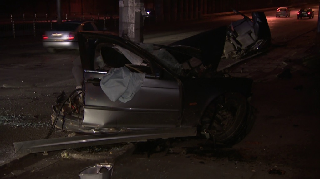 Жена е с черепно-мозъчна травма след катастрофа на Околовръстното в София