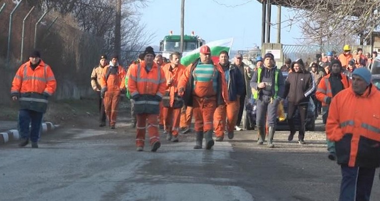 Миньори излизат на национален протест в защита на въглищните централи