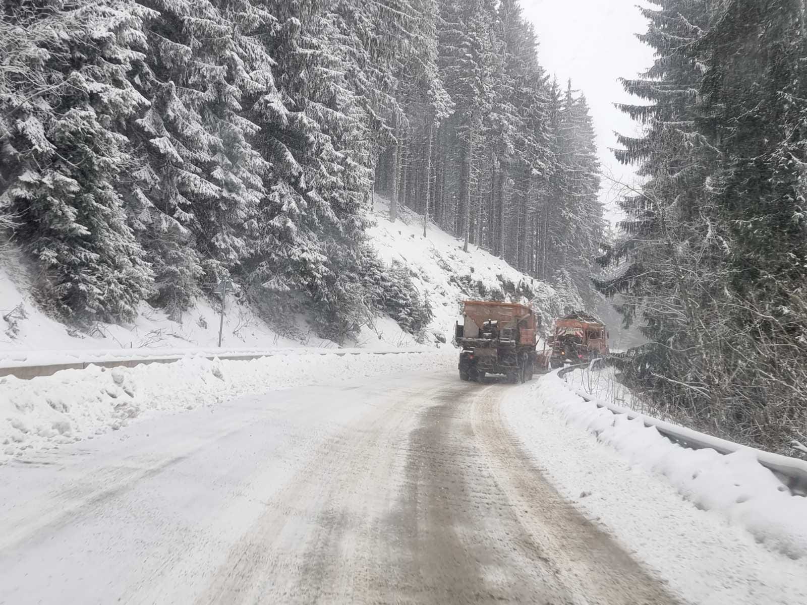 Ограничено е движението през четири прохода в Смолянско заради снега