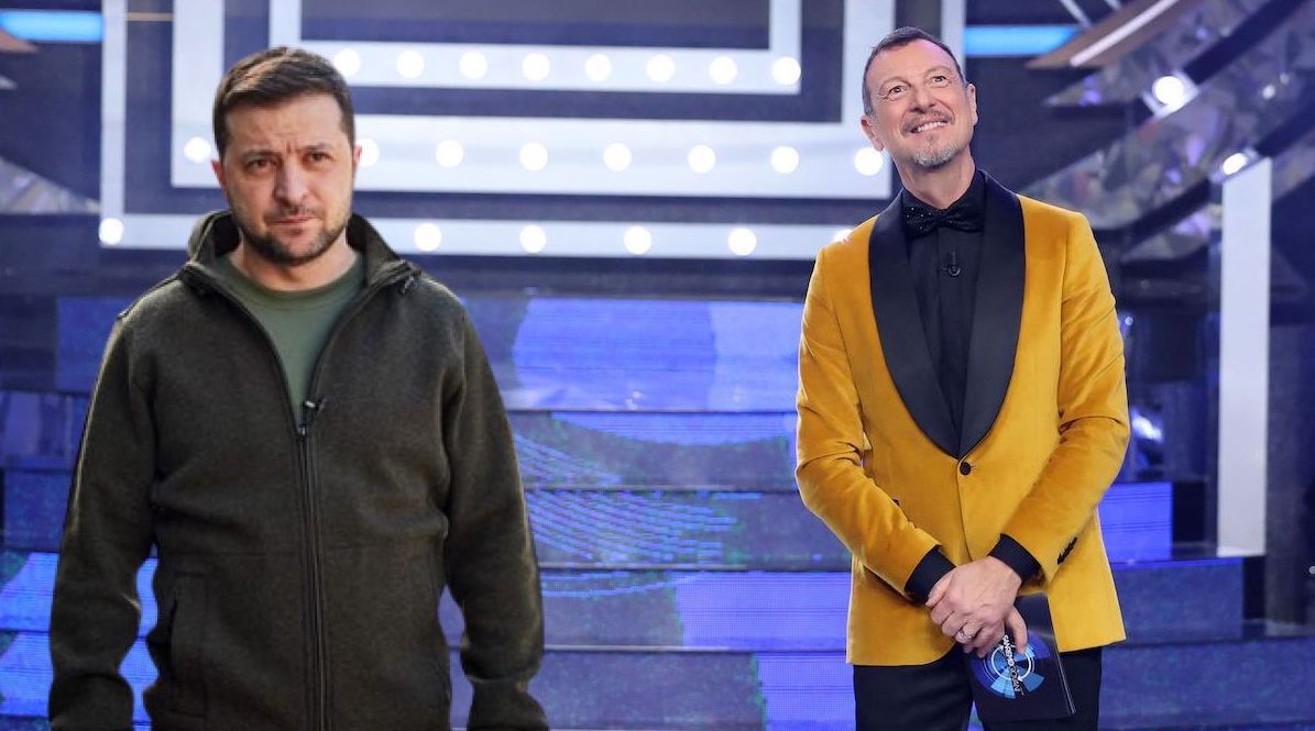 Зеленски се отказа да рецитира прокламации в Сан Ремо