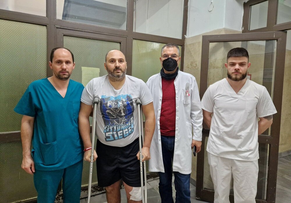 В ИСУЛ спасиха крака на млад мъж с трансплантация на кост от трупен донор