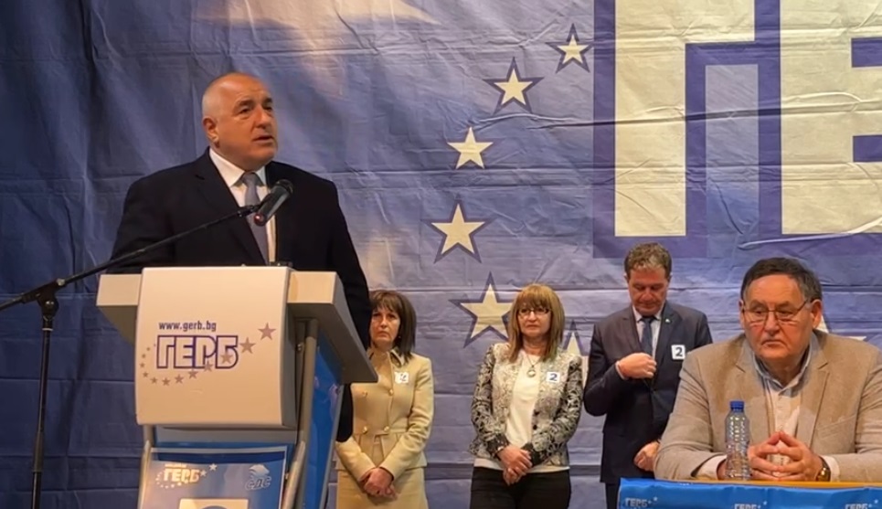 Борисов от Шумен: „Продължаваме промяната“ и „Демократична България“ са в изолация