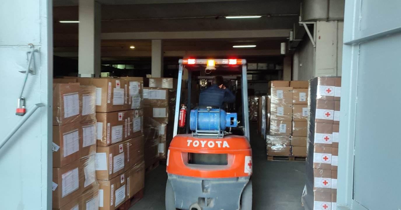 БЧК изпрати над 24 тона хуманитарна помощ за Сирия
