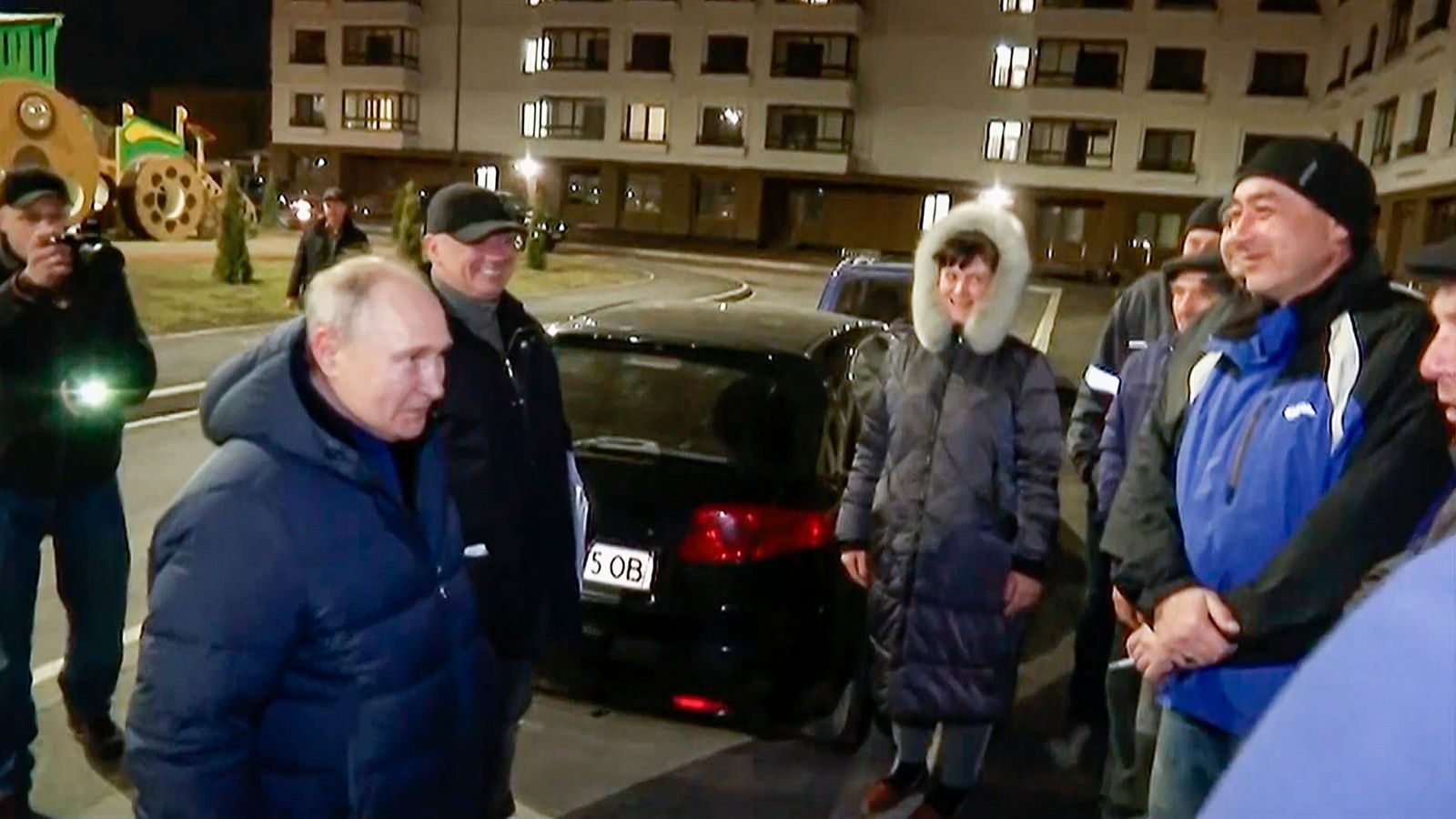 Първа визита на Путин в Донбас