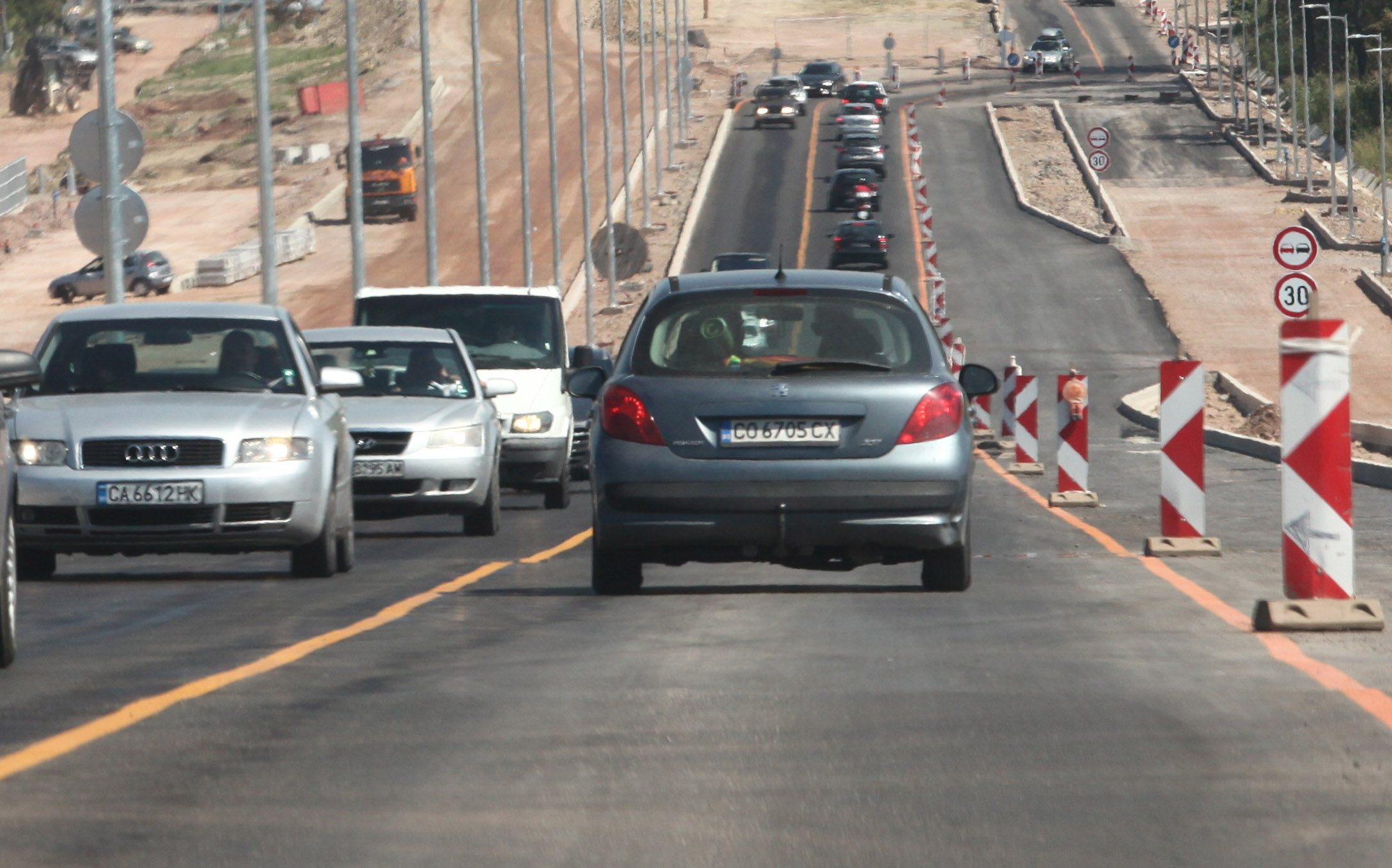 Ограничава се движението от 157-и до 162-и км на магистрала "Тракия"