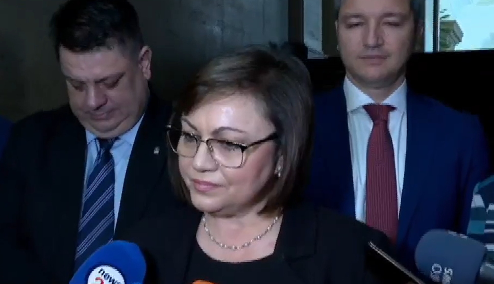 Нинова след консултациите на "Дондуков" 2: Първите две политически сили носят отговорност за успешната формула на управление (ВИДЕО)