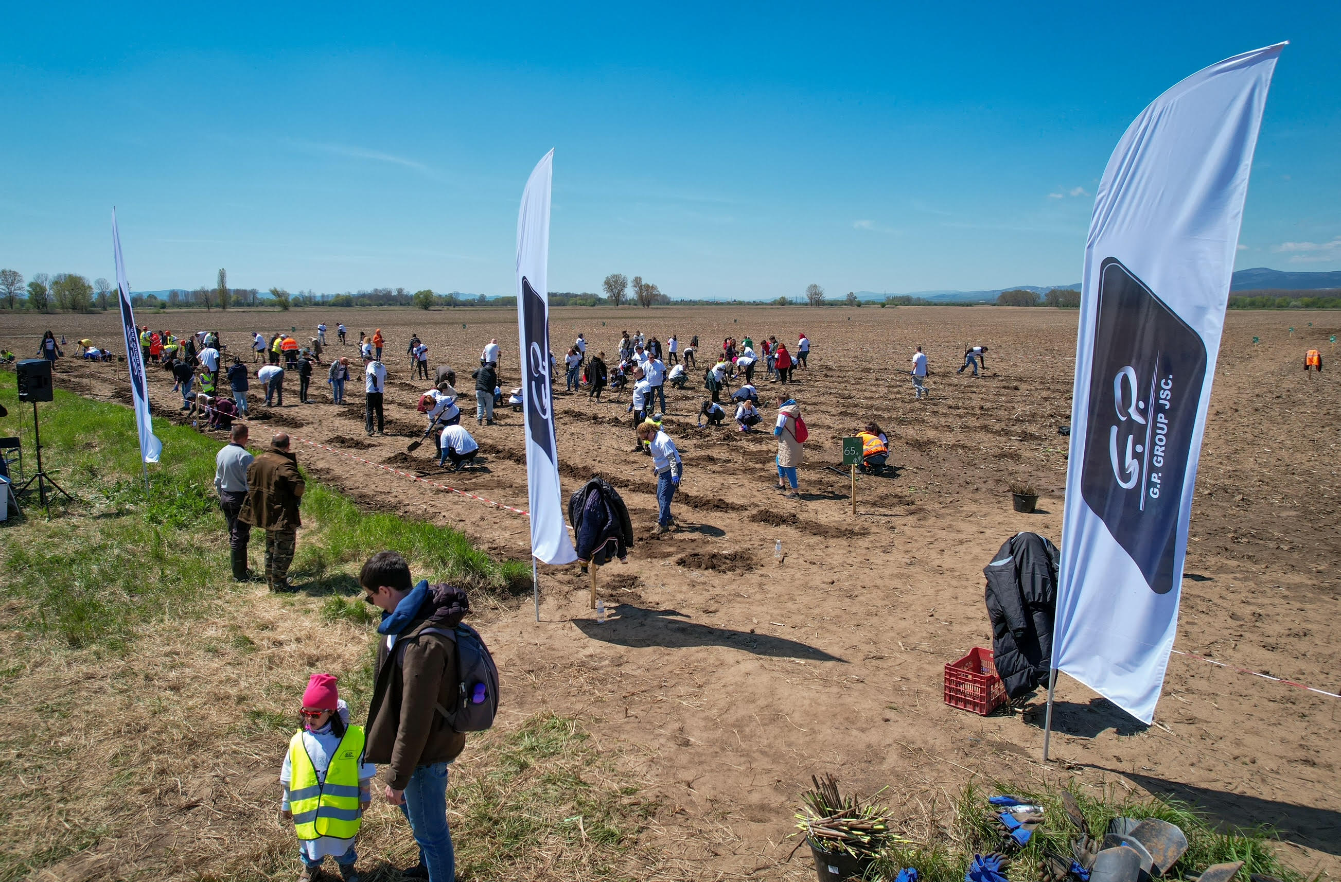 Над 3000 дървета засадиха доброволци от "Джи Пи Груп" АД