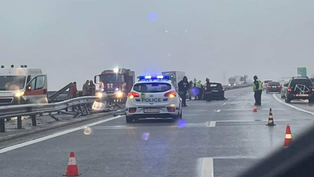 Мъж е загинал при катастрофа на магистрала "Струма"