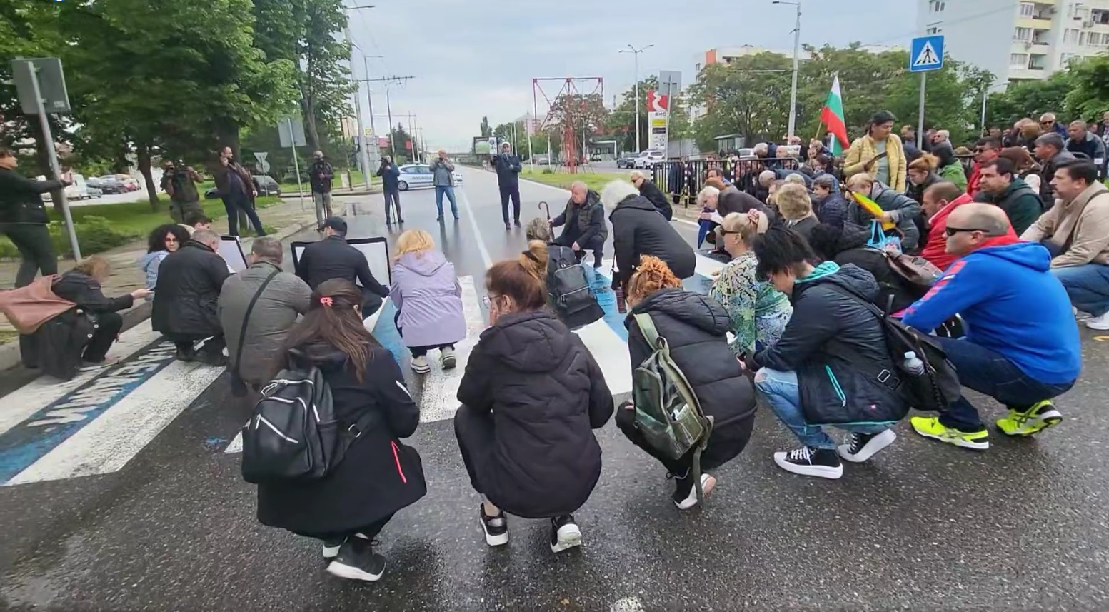 Национален протест срещу войната по пътищата в редица градове