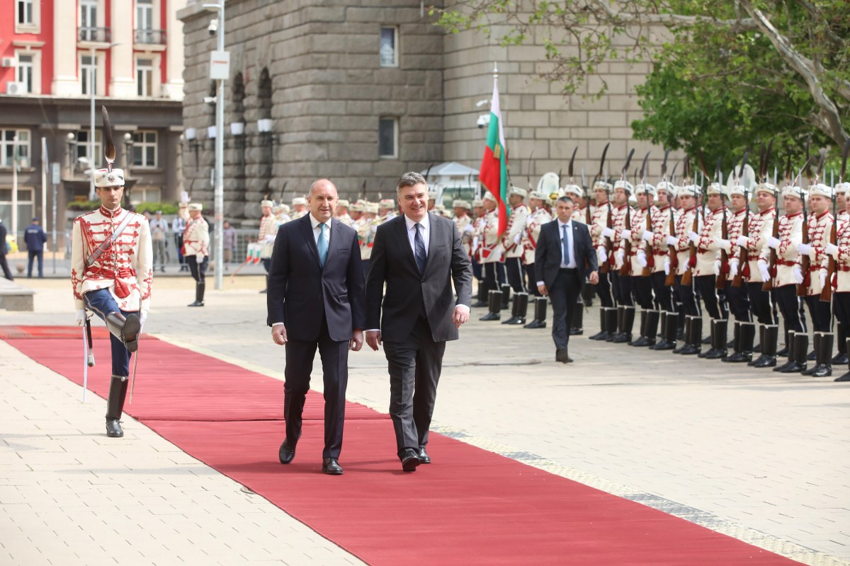 Държавният глава на Хърватия Зоран Миланович пристигна у нас